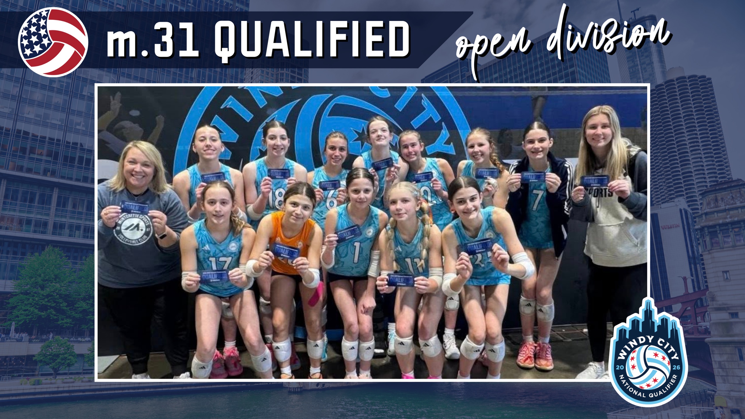 m.31 QUALIFIES OPEN AT THE WINDY CITY QUALIFIER